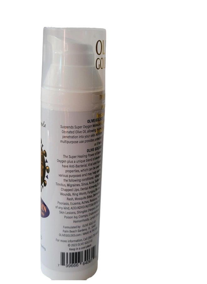 olive gold 03 Olive Gold O3 Skin Care Lotion - Ozonated Olive Oil Super Oxygen (4Oz)  - Image 2