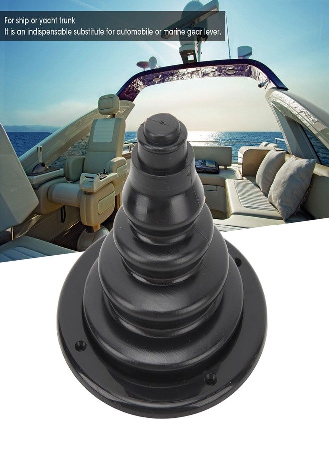 BORDSTRACT Boat Rigging Cable Boot, 105mm Transom Steering Wires Holder, Rubber Boat Marine Steering Shift Cable Boot, Motor Well Cable Boot for RV Marine Yacht(Black) - Image 3