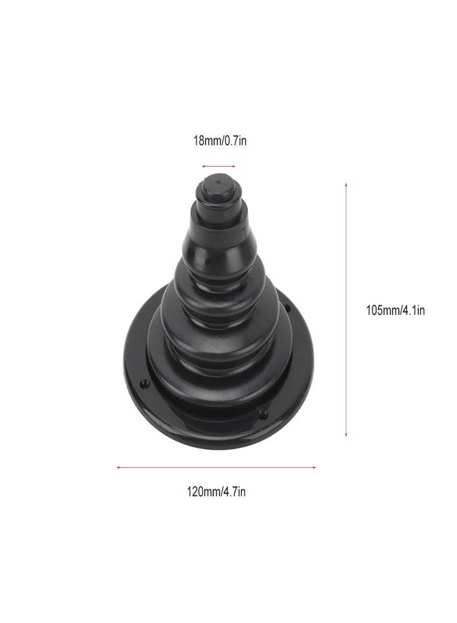 BORDSTRACT Boat Rigging Cable Boot, 105mm Transom Steering Wires Holder, Rubber Boat Marine Steering Shift Cable Boot, Motor Well Cable Boot for RV Marine Yacht(Black) - Image 4