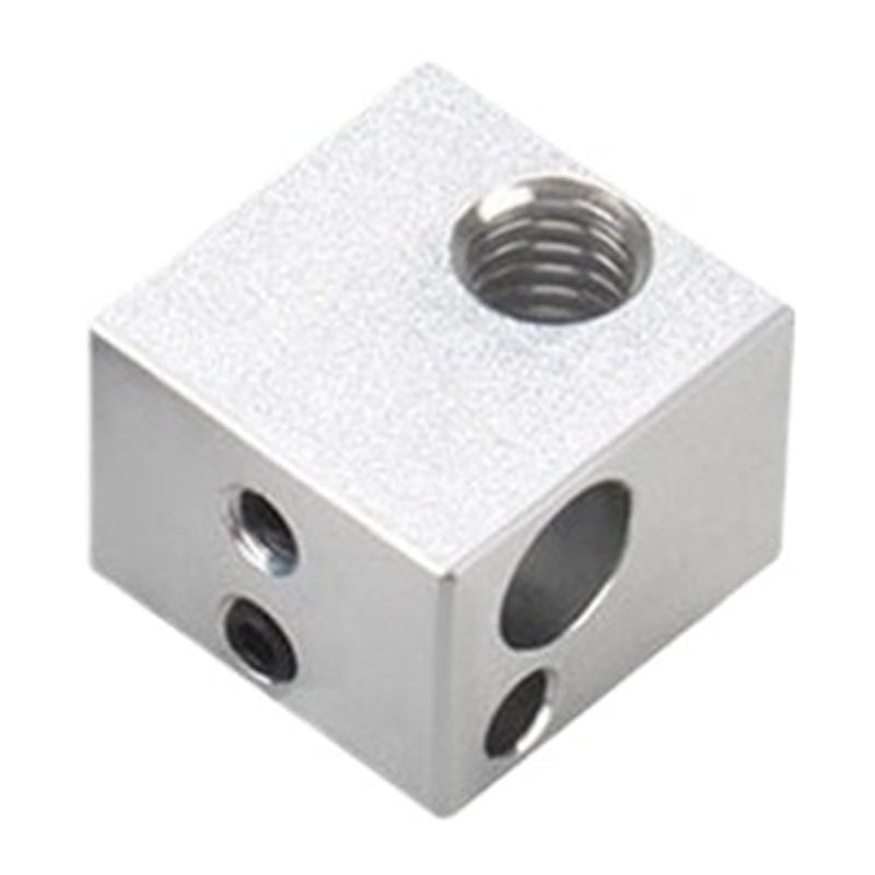 CR10 Aluminum Heater Block For 3D Printer Extruder Hotend V5 V6 MK7 MK8 CR 6 SE Volcano PT100 - Image 1