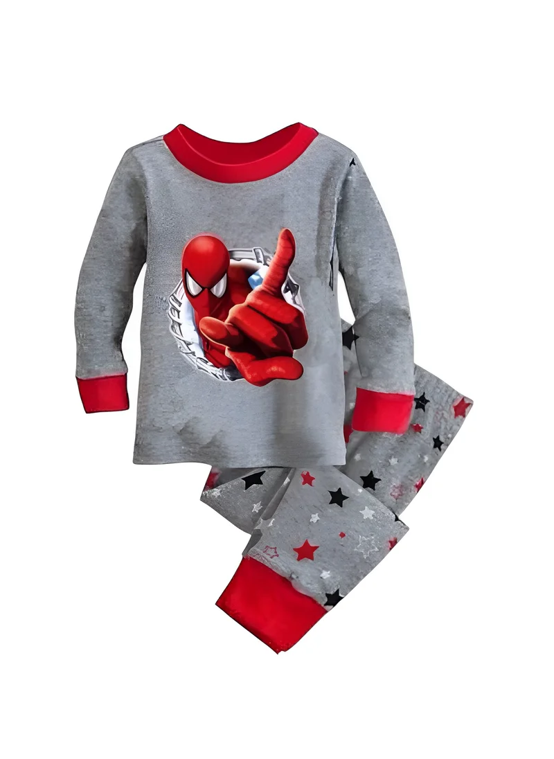 D'Daniela Daniel - Boys' Heroic Spider Pajama Set - Long Sleeve