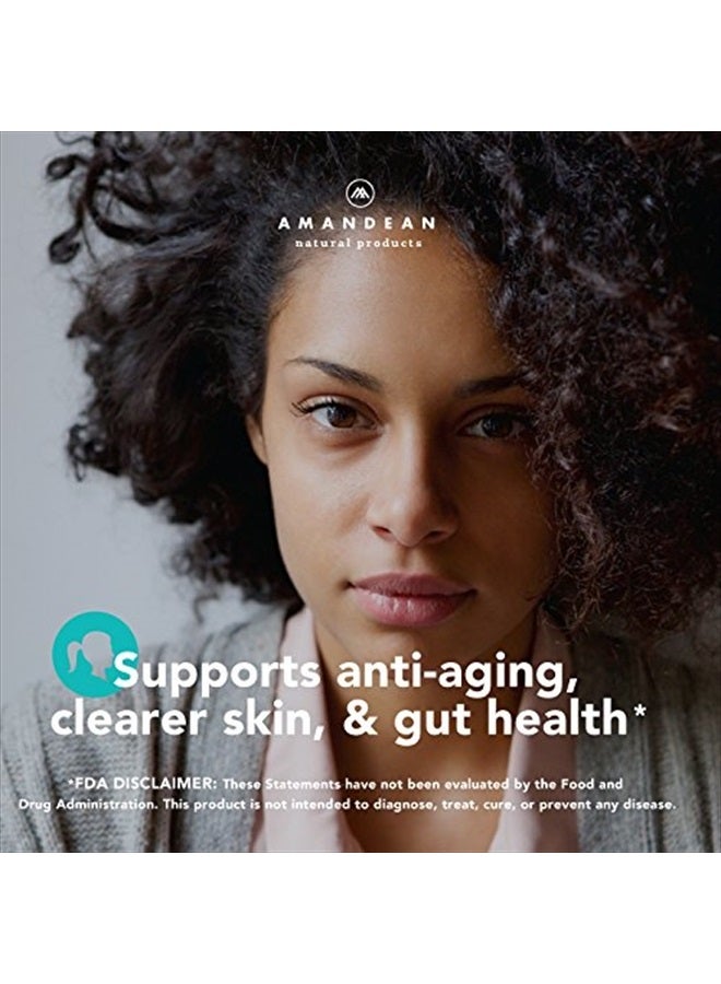 AMANDEAN Marine Collagen Peptides Stick Packs. Wild-Caught Fish. 30 Single Use Individual Convenience Packets. Healthy Hair, Skin & Nails. Non-GMO, Zero Carbs, Unflavored, High Bioavailability Mix. - Image 5