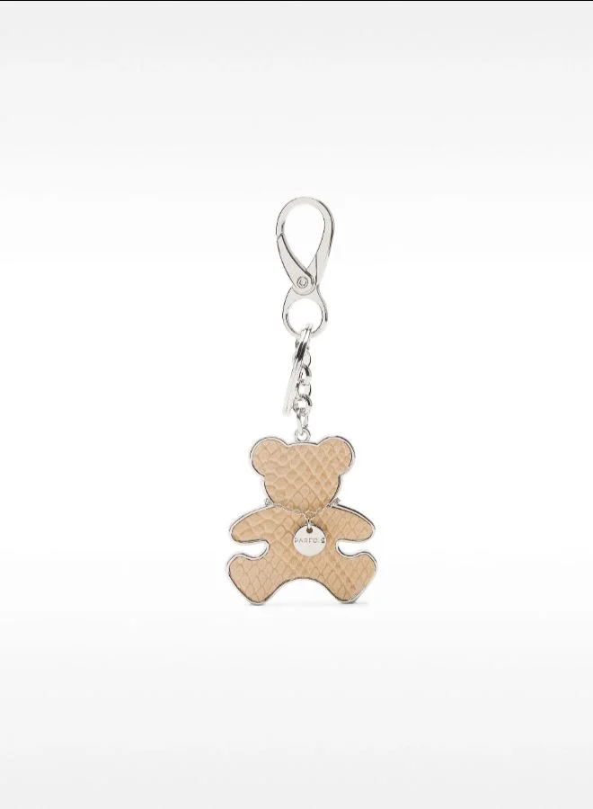 PARFOIS Bear Key Ring Beige/Silver