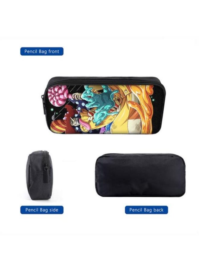 general The latest universal cartoon printed three piece practical bag combination (suitable for students, children, friends, outings, mountain climbing, etc.) - Image 2