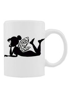 Tinkerbell Printed Mug White/Black