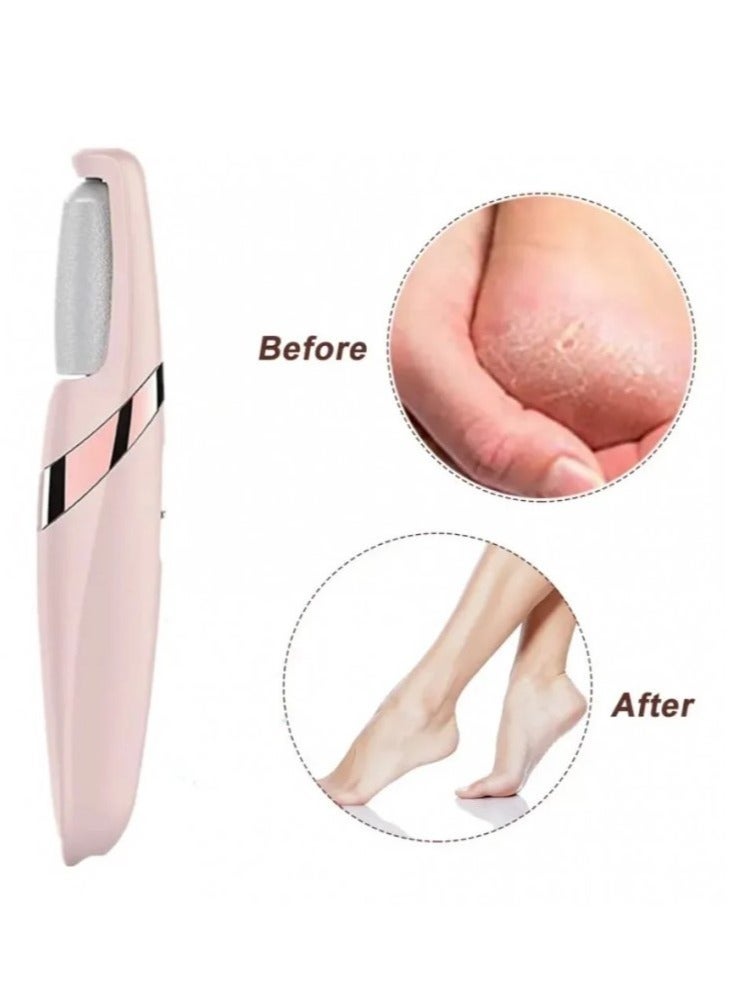 Foot Polisher Rechargeable Electric Foot Softener 4W Pink - Image 3
