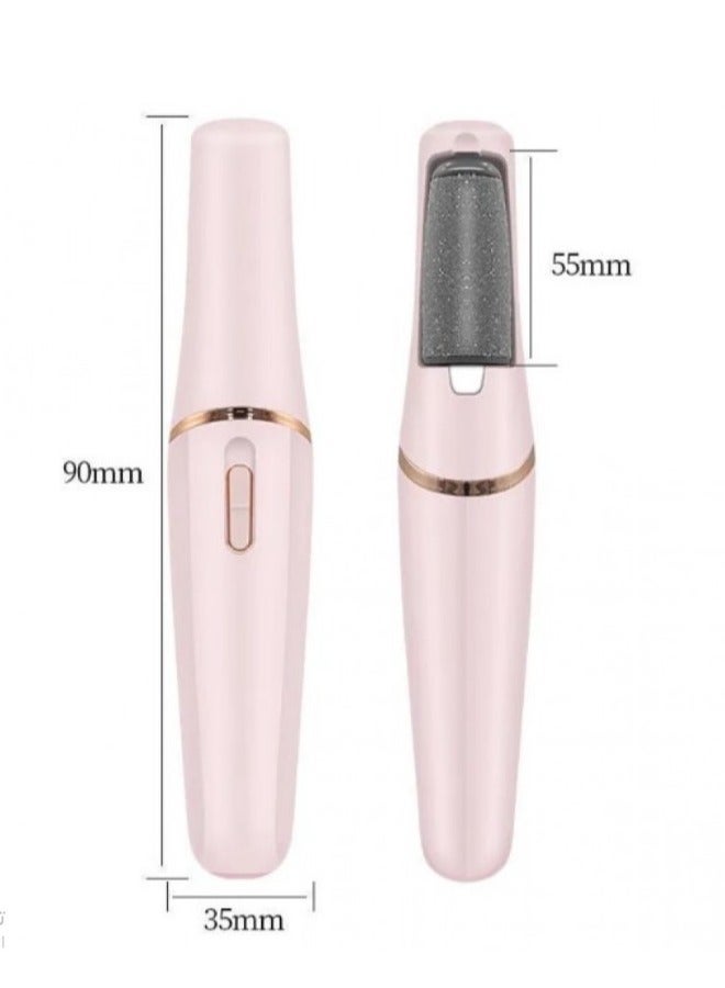 Foot Polisher Rechargeable Electric Foot Softener 4W Pink - Image 4