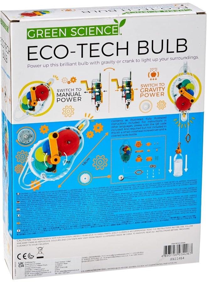 4M Green Science Eco-Tech Bulb – DIY STEM Kit to Build a Rechargeable Lantern Using Recycled Materials – Fun Educational Science Activity for Kids to Learn About Circuits and Sustainability | 00-03426 - Image 3