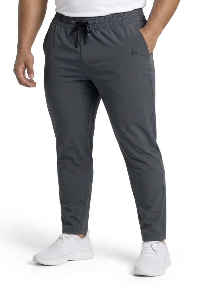 Prima Ace Plus Size Men's Workout Joggers for Gym Grey