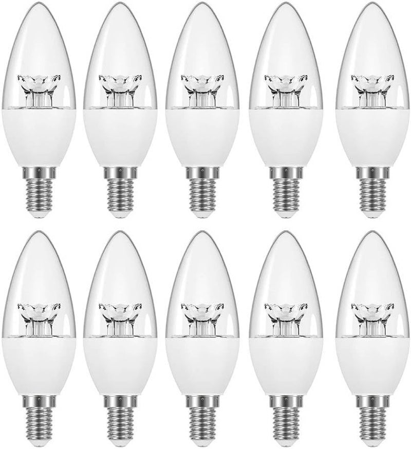 Osram E14 4.7W Clear Filament LED Bulb, Warm White, 10-Pack - Image 1
