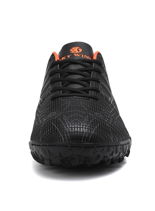 جناح السماء أحذية كرة قدم عشبية للبالغين، خفيفة الوزن بجزء علوي صناعي متين، رياضية بنعل خارجي مطاطي للرجال والنساء، أحذية كرة قدم، نعل داخلي/داخلي - Image 4