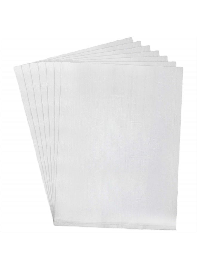 Shappy 100 قطعة من أكياس الرمل الفارغة الثقيلة للاستخدام الخارجي مع روابط صلبة لحماية من الأشعة فوق البنفسجية في حالات الطوارئ وحواجز الطرق للبناء، 26 × 14 بوصة (أبيض) - Image 2