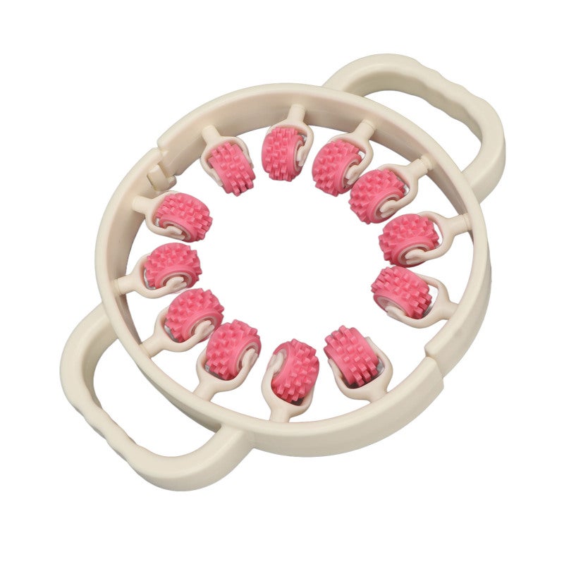 Leg Roller Massager: Cherry Blossom Pink, Ergonomic Non-Slip Grip, 3D Convex Massage - Multi-Part Muscle Relief, Fast Recovery for Runners, Athletes, Home Gym Enthusiasts - Image 5