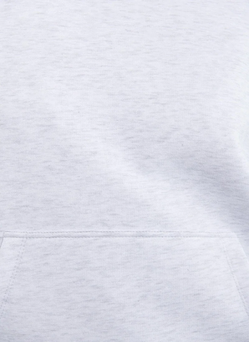 MAVI HOODED SWEATSHIRT Snow Grey Melange