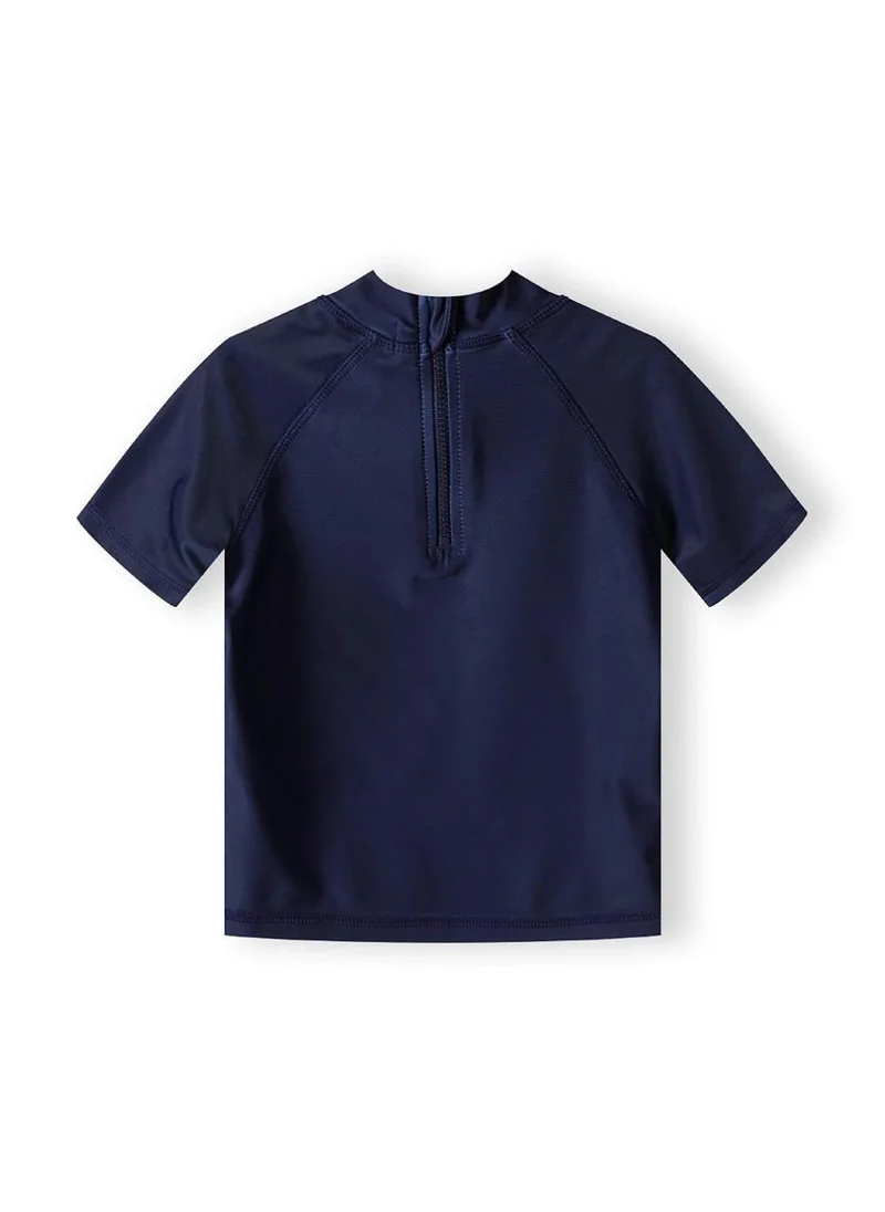 MINOTI 2-Piece Kids' Swim Set with Short Sleeve Rashguard and Swim Shorts