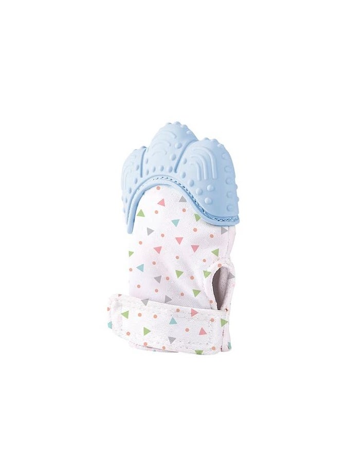 بيبي جيم BabyJem Baby Tooth Scarifying Gloves Butterfly Blue – 3 Months+  - Image 1
