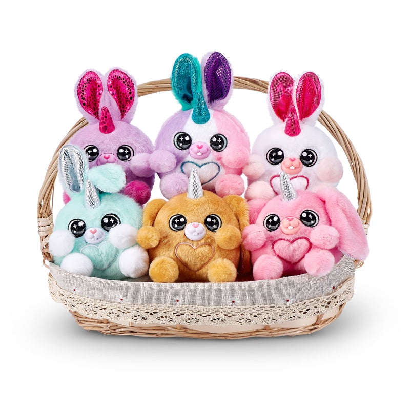 Rainbocorns Bunnycorn Surprise by ZURU (2 Pack) Collectible Plush Stuffed Animal, Surprise Eggs, Stickers, Ages 3+ for Girls & Children (Random) - Image 5