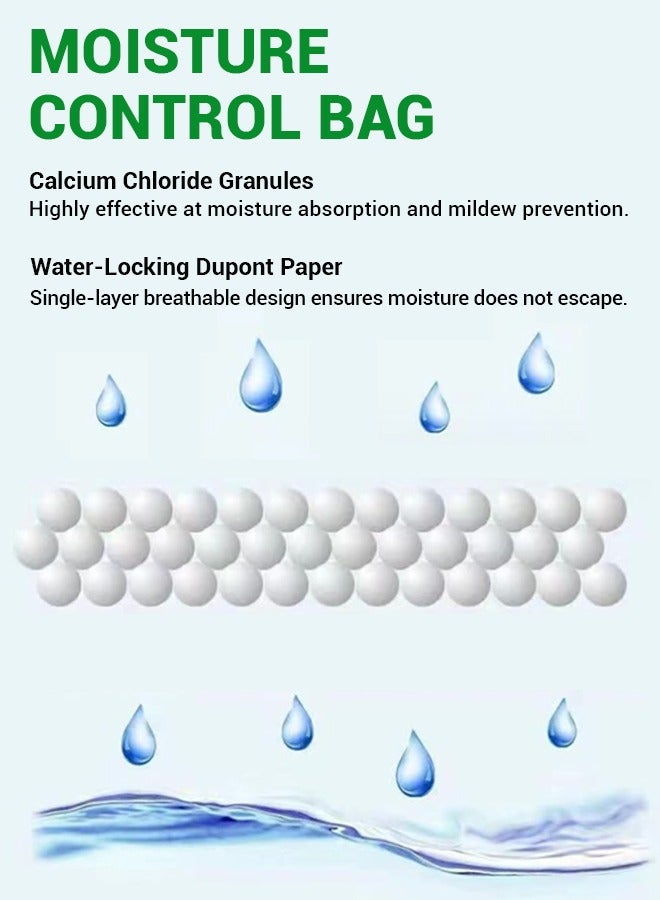 spa luxetique Moisture Absorber and Odor Eliminator Hanging Bags to Rid Damp in Closet, Safe, Cars, Wardrobes, Basement, Gym Bag| Humidity Bags for Closet and wardrobes - Pack of 10 (120 gms each)  - Image 5