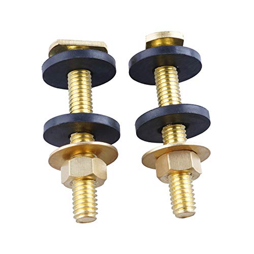 Hibbent Toilet Wax Ring Kit, Toilet Bowl Wax Ring with Brass Closet Bolts, Bolt Caps, PE Flange and Extra Retainers, Thick Wax Ring Gasket for Toilet Bowl- Gas, Odor and Watertight Seal - Image 5