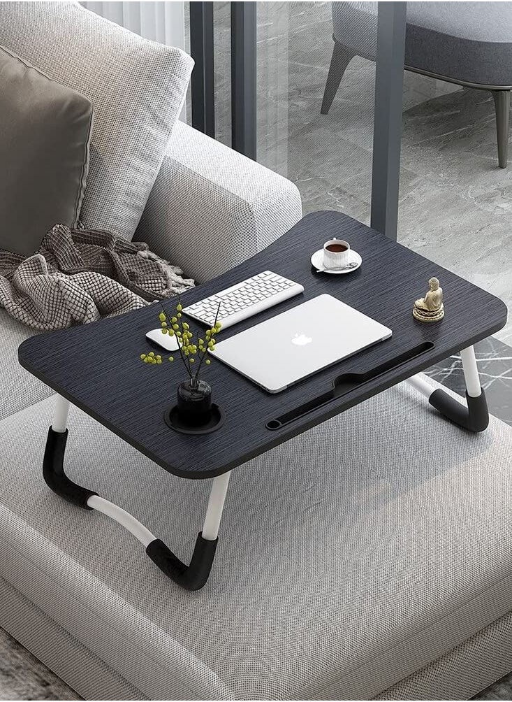 Black Folding Bed Desk Laptop Desk