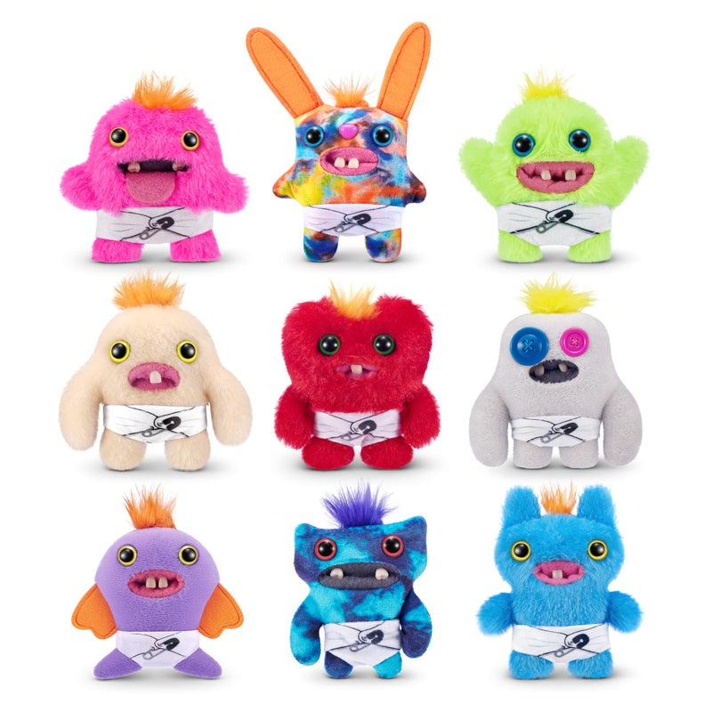 Fuggler Baby Fugg Series 3, 3.5" by ZURU Funny Ugly Monster, Plush, Collectible, Toy (3 Pack, Random Assortment) - Image 1