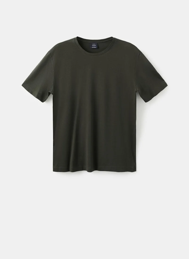 Mango Man  100% cotton T-shirt regular fit for Men | Best Price UAE