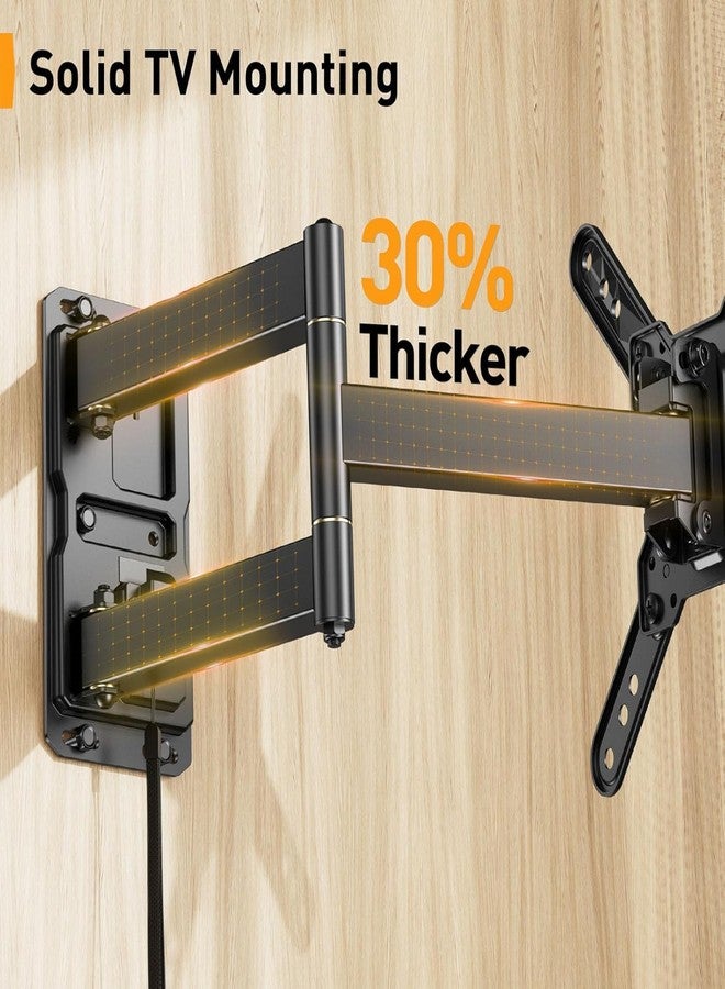Perlegear Lockable RV TV Mount for 13-42 inch TVs up to 44 lbs, Full Motion RV TV Wall Mount with Swivel, Tilt, Pull Cord Lock, RV TV Mount for Camper, RV, Motorhome, Max VESA 200x200mm, PGLRVF2 - Image 3