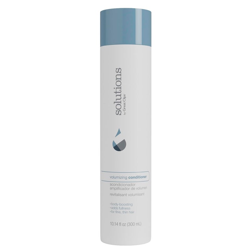 GREAT CLIPS Solutions Volumizing Conditioner 10oz Adds Volume Thickness Shine For Fine Thin Oily Hair