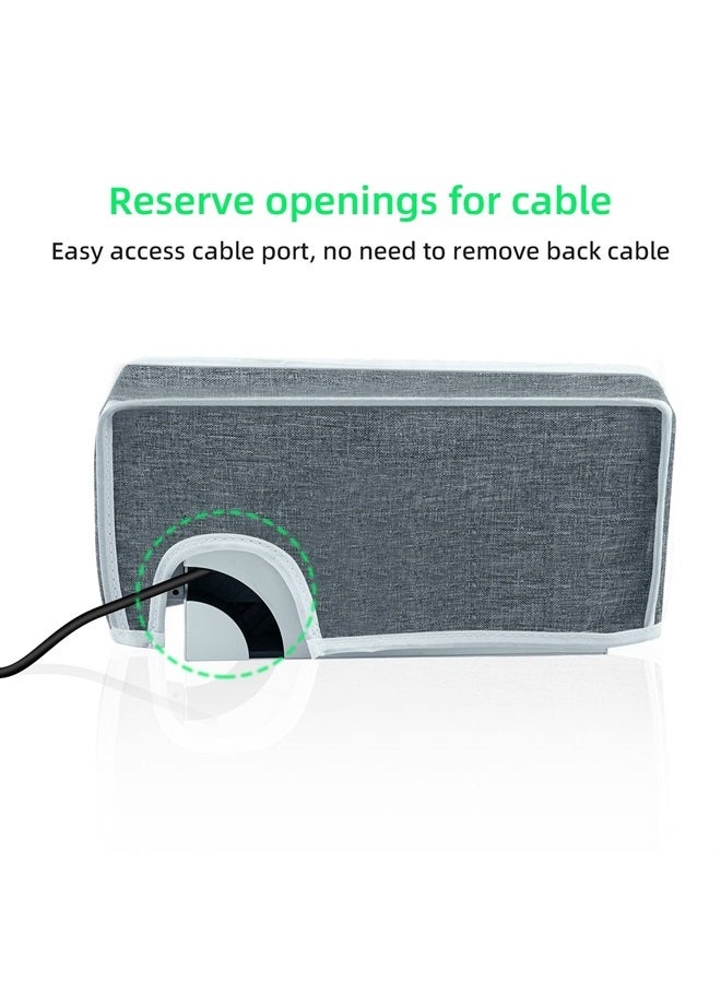 Mcbazel Switch/Switch OLED Dust Cover, Anti Scratch Protective Case Waterproof Cover Sleeve for Switch/Switch OLED Charging Dock - Gray - Image 5