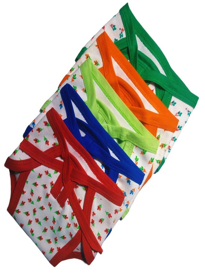 DON CARE Cotton Nappies for Newborn Baby 0-6 Months Soft Washable Reusable U-Shaped Langots Cloth Diapers for Babies Unisex Pack of 10 - Image 3
