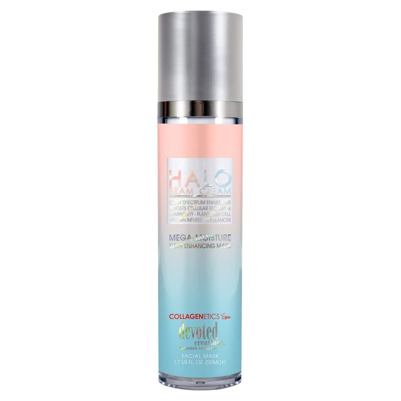 Devoted Creations Devoted Creations Halo Beam Cream Light Spectrum Enhancer  Boosts Cellular Energy  Luminosity Plant Based Stem Cells  Vitamin Infused pH Balancer 17oz