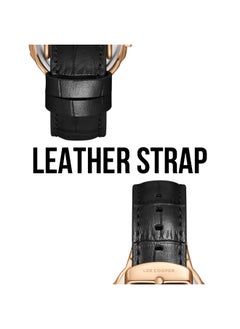 Lee Cooper LEE COOPER LC08107.451 Women Analog Display Watch & Leather Strap Black  - Image 2