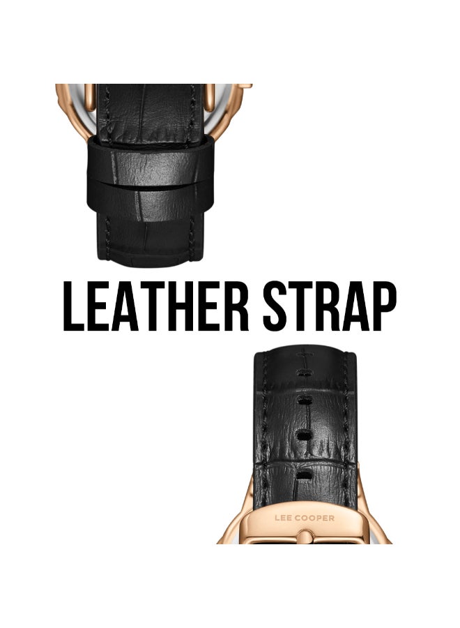 لي كوبر ساعة يد نسائية جلد بعقارب . -  مم - Image 2