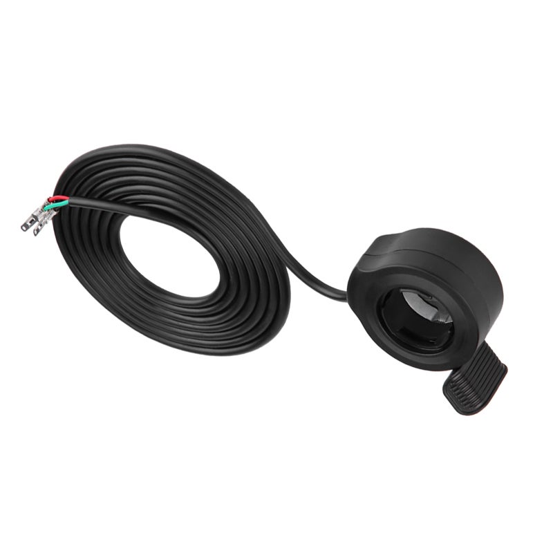 Thumb Throttle: 22mm Handlebar Mount, Universal Compatibility - Wide Voltage Range (24V 36V 48V 60V 72V), Premium Plastic & Metal Build - Speed Control for Electric Bikes, Scooters With Hall Sensor Co - Image 3