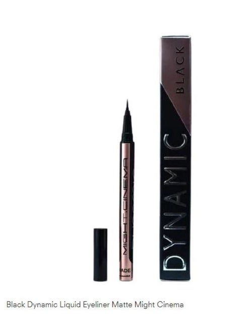 Black Dynamic Liquid Eyeliner Matte Might Cinema