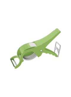 jayas traders Jayas Traders 2 in 1 Multipurpose Vegetable CutterMirchi Cutter and Peeler with Lock System