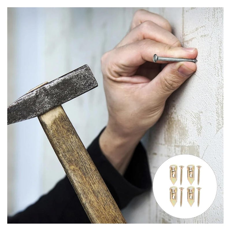 Self Drilling Drywall Anchors 220pcs Heavy Duty Rust Resistant Metal Fasteners for Plasterboard Wood - Image 5