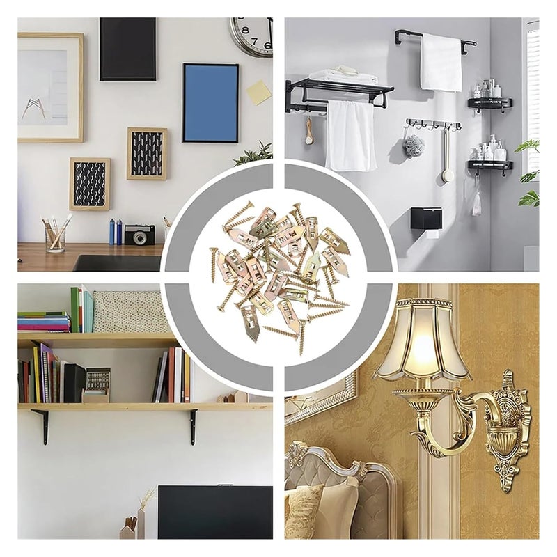 Self Drilling Drywall Anchors 220pcs Heavy Duty Rust Resistant Metal Fasteners for Plasterboard Wood - Image 3