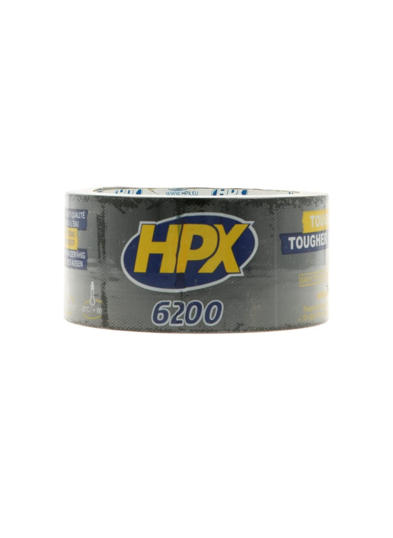 HPX - HPX MCB5010 Fabric Tape 48 mm x 10 m Black - Image 1