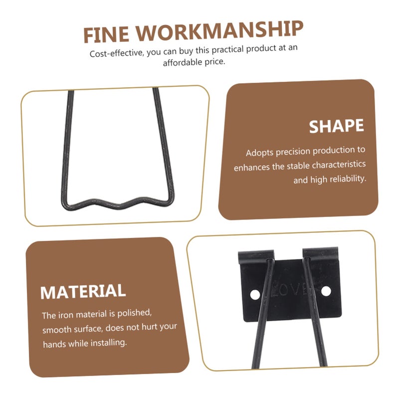 Easel Back Photo Frame Stand Sturdy Bracket Easy Install Display 4x6 Inch - Image 3