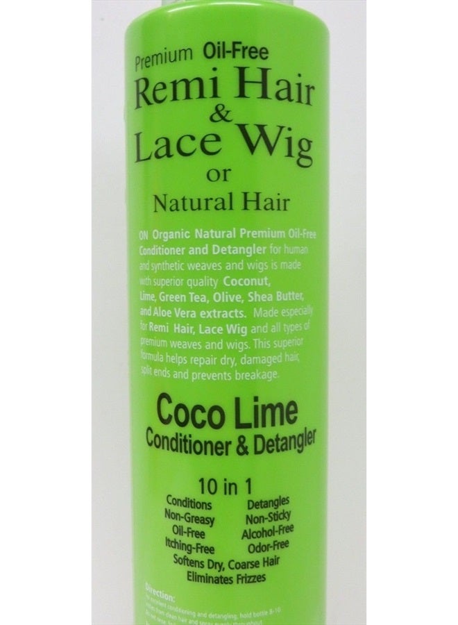 Natural Organic On Organic Natural Premium Oil-Free Weave & Wig Conditioner & Detangler Coco Lime 2 oz  - Image 2