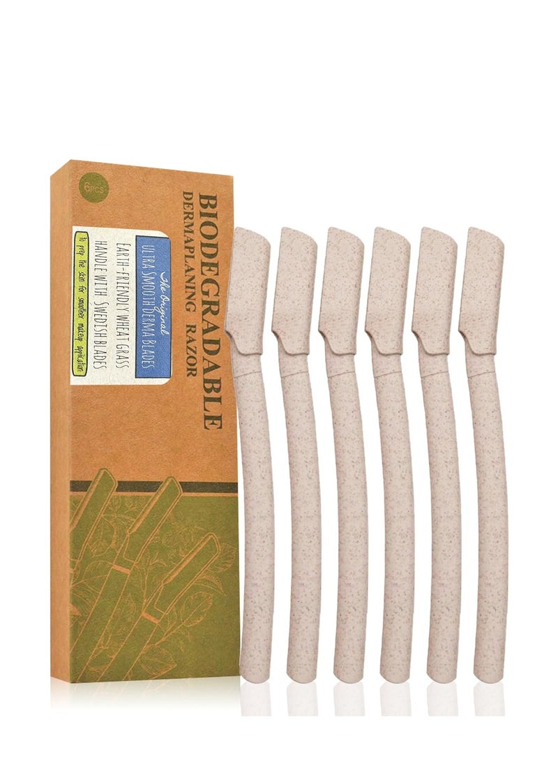 Boho Aromatic Biodegradable Derma plane Razor for Women 6pcs - Image 1