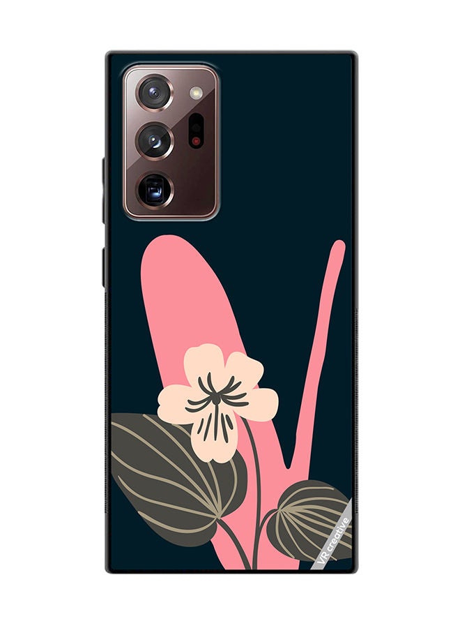 VR CREATIVE Protective Case Cover For Samsung Galaxy Note20 Ultra 5G Alphabet V Design Multicolour - Image 1