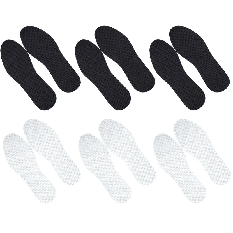 6 Pairs Shoes liners for Hiking Running Shoe Insoles for Boot Sneaker Breathable Shoe Inserts - Image 2