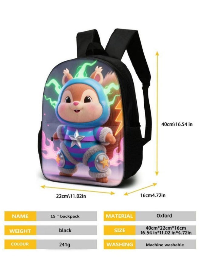 Bright Li Fire Fashion is unlimited! Cartoon bag three-piece set, suitable for a variety of scenes for students and teenagers (available for students, children, friends on outings, mountain climbing, schooling, etc.) - 22 - Image 3