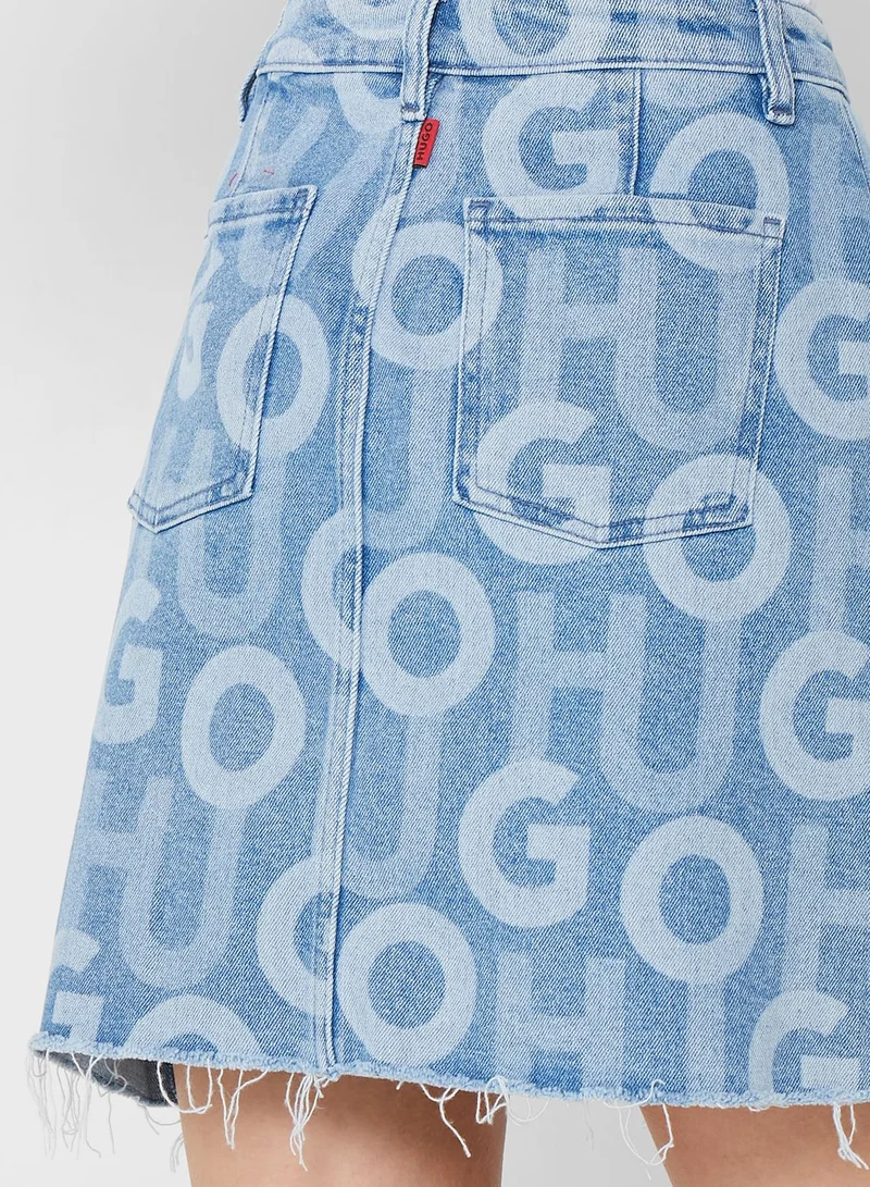 HUGO High Waist Pocket Detail Skirts