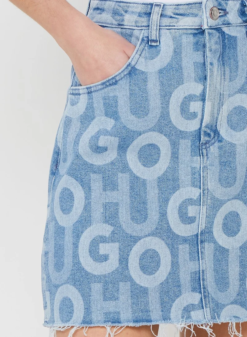 HUGO High Waist Pocket Detail Skirts