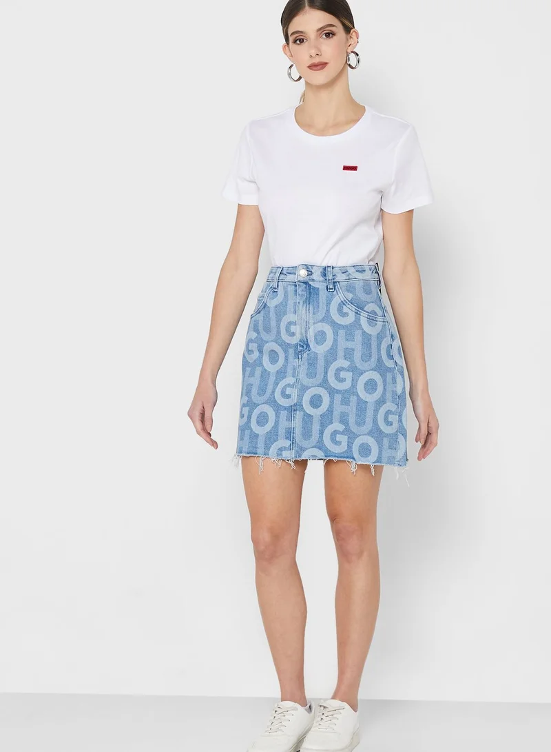 HUGO High Waist Pocket Detail Skirts
