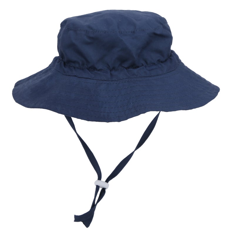 Children Bucket Hat Unisex Baby Boy Girl Outdoor Adjustable Beach Cap Bucket HatDark Green S - Image 3