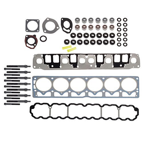 Vincos Cylinder Head Gasket Set with Head Bolts HS9076PT-4 ES71102 Compatible with Cherokee 99-01 Grand Cherokee 1999 2000 2001 2002 2003 TJ/Wrangler 00 01 02 03 - Image 2